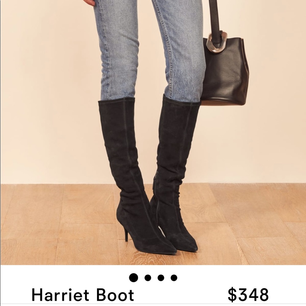Reformation Knee-high Suede Harriet Boot